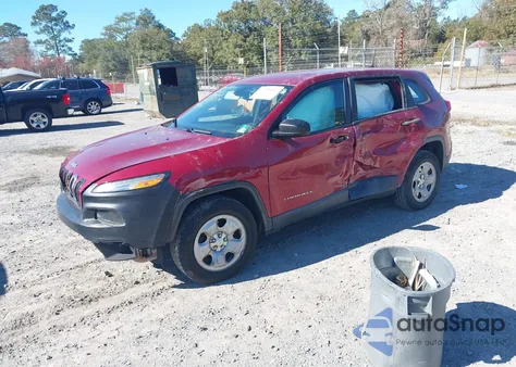 2017 Jeep Cherokee Sport 4X4 from USA, damaged, VIN 1C4PJMAB5HW537572